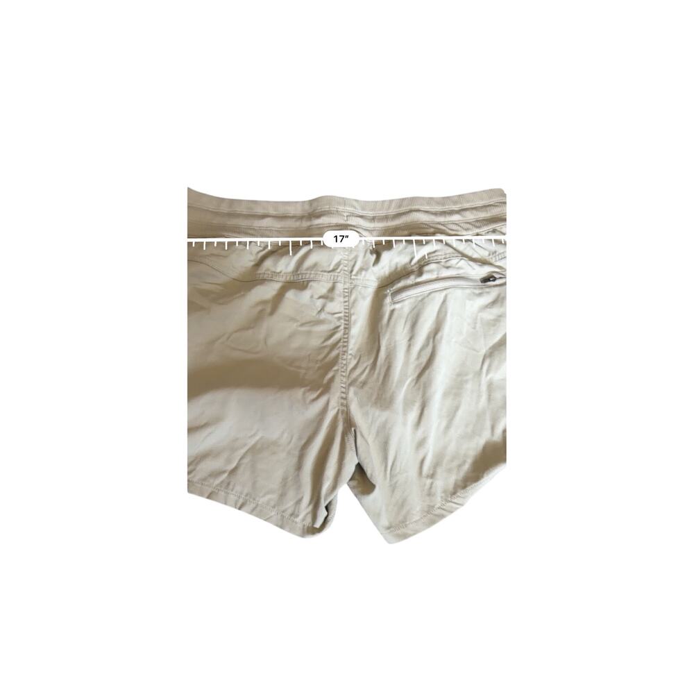 The North Face Aphrodite Shorts Womens L Khaki Tan FlashDry Hiking Stretch - Picture 6 of 7